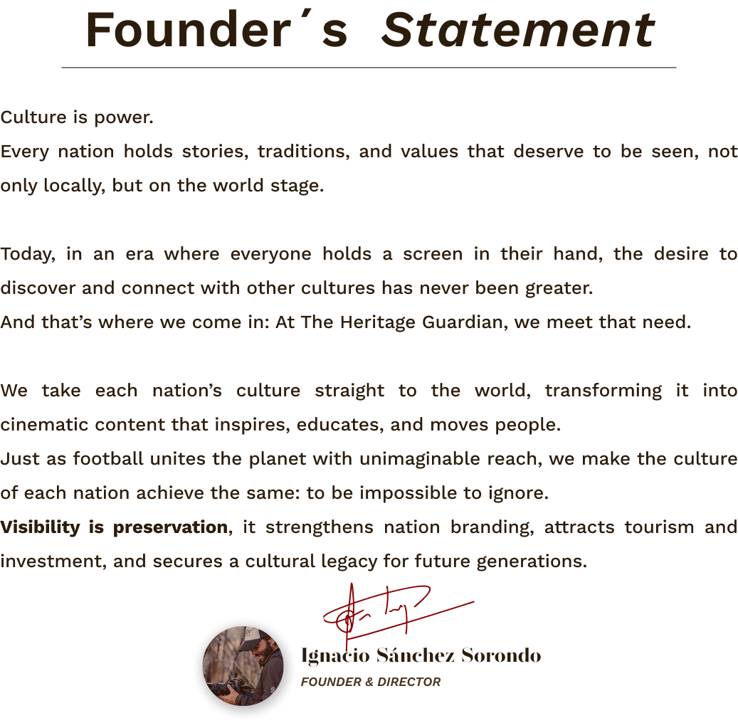 Founder's Statement